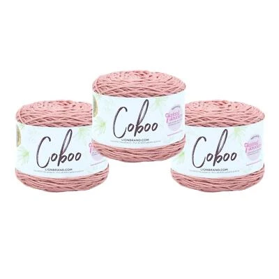 (3 Pack) Lion Brand Yarn 835-145L Coboo Yarn, Mauve - Image 1 of 4