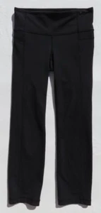 ATHLETA Black Stretch Pilayo® Straight Up Yoga Studio Gym Capri Leggings size XS - Picture 1 of 5