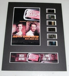 FIGHT CLUB Brad Pitt Edward Norton 35mm Movie Film Cell Display 8x10 RARE Retro - Picture 1 of 2