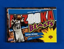 2003-04 Topps Bazooka Dikembe Mutombo Bazooka Blast Game Worn Jersey Card #BB-DM