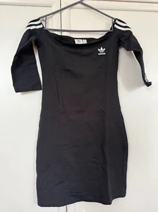 Vestido Adidas Original Negro, Talla 4, Manga Corta - Imagen 1 de 5