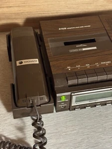 Radio Reloj Magnavox Teléfono Cinta Grabadora DE COLECCIÓN! D7529 Manos Libres ¡FUNCIONA! - Imagen 1 de 11