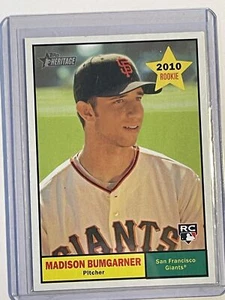 2010 Topps Heritage #161 Madison Bumgarner - Picture 1 of 2