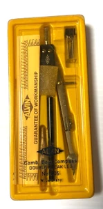 Vintage Alvin Comb. Bow Compass Double Break Leg No. 805 W. Germany - Picture 1 of 3