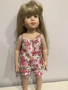 Fits Slim 18" Magic Attic or Kidz n Cats Doll Clothes Only Romper Jumpsuit - Picture 1 of 4