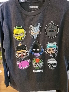 Boy's Youth Fortnite Long Sleeve Shirt - Picture 1 of 2