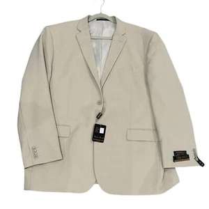 NWT Umberto Bonelli Cream Sport Coat Blazer with Notch Lapel-49R - Picture 1 of 9