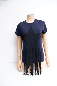 Stella McCartney Womens Top, T Shirt, Size 38 UK 10, Blue, Star, VGC - Picture 1 of 7