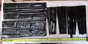 Vintage 1934 NOS 364812 Chevrolet Set of Leaf Spring Covers Gaiters, Cars 7-Leaf - Picture 1 of 8