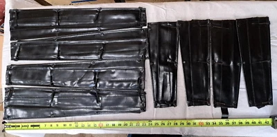 Vintage 1934 NOS 364812 Chevrolet Set of Leaf Spring Covers Gaiters, Cars 7-Leaf - Image 1 of 4