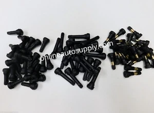 Tire Valve Stems Assortment Combo Lot TR413 TR418 TR600HP 100 Qty. Most Common - Picture 1 of 2
