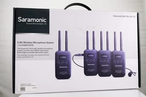 Saramonic VmicLink5 5.8GHz Wireless Microphone RX+TX+TX+TX - Picture 1 of 2