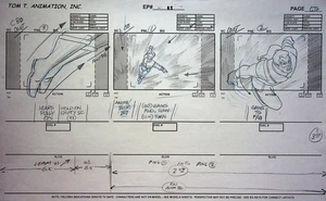 Legend of the Dragon 2005 Production Hand Drawn Storyboard BKN International - Picture 1 of 2