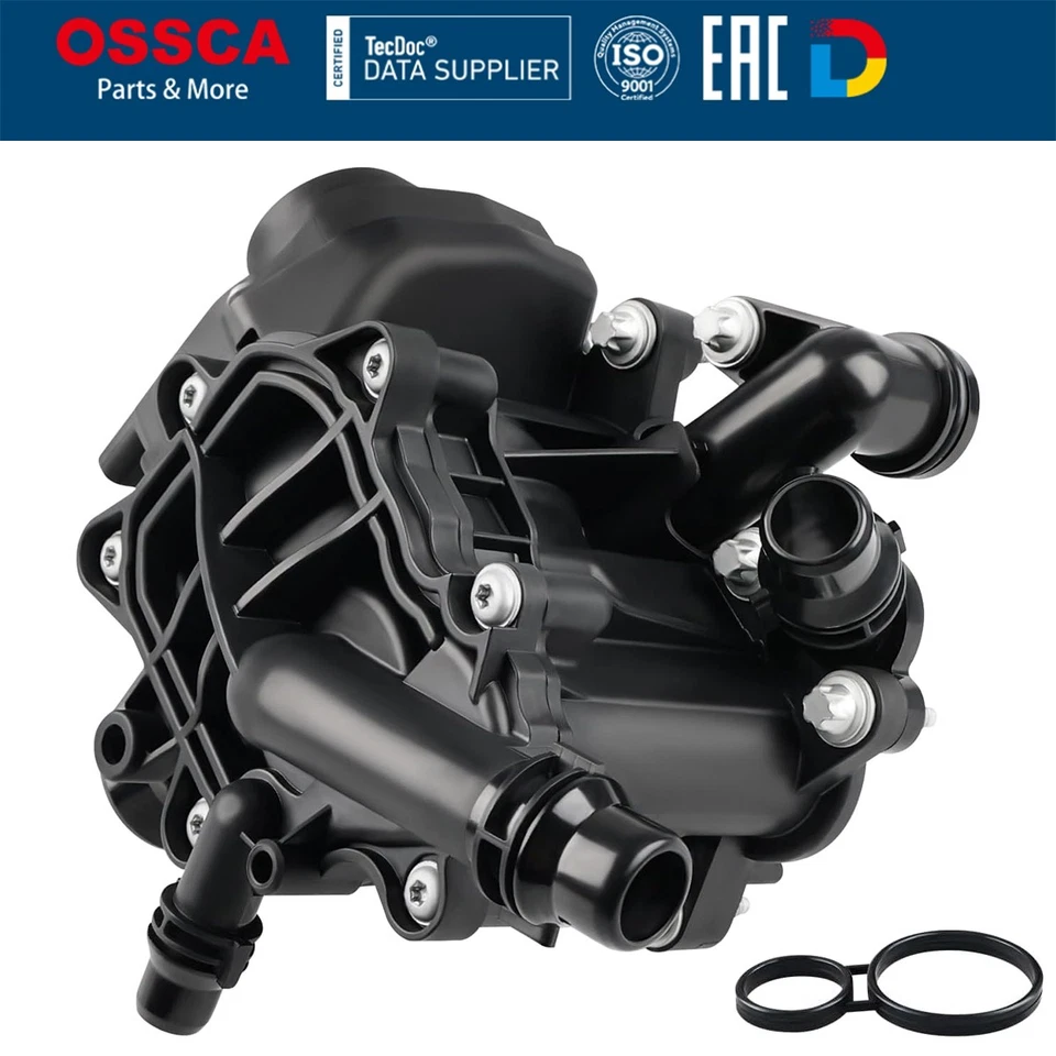 OSSCA Engine Cooling Thermostat Housing 11537644811 For BMW 530i 320i 430i 330i Foto 1 de 4