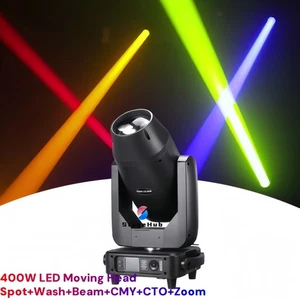 400W CMY CTO Beam Wash LED Spot 3-in-1 Zoom Moving Head DJ DMX512 Stage Lighting - Picture 1 of 10