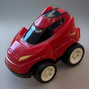 Vintage Race Sports Super Car Toy Revs Rolls Silverlit 1980 No-986-1 Red Track RARE! - Bild 1 von 6