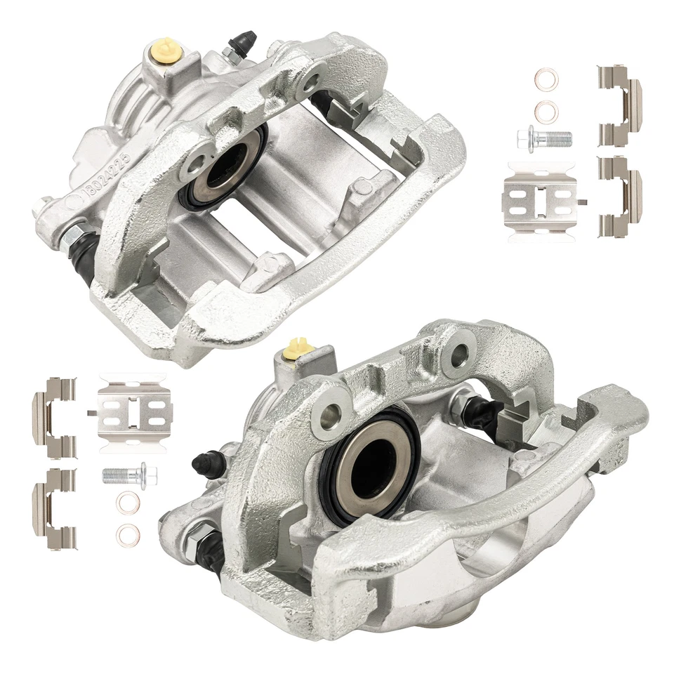 Pair Rear Brake Calipers with Bracket For 2001-2002 Chevrolet S10 All Engines Foto 1 de 4