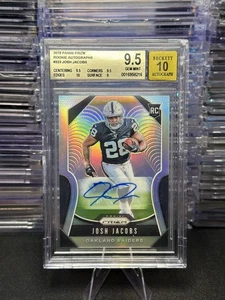 2019 Prizm Josh Jacobs Rookie Autographs #323 BGS 9.5 / 10 - Picture 1 of 2
