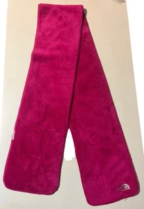 The North Face Denali Thermal Black Fleece Scarf 52” X 4” Fuchsia Pink Soft - Picture 1 of 2