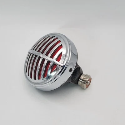 Vintage Astatic Model 30 Bullet Harp Microphone Brown Biscuit WORKING - Image 1 of 4