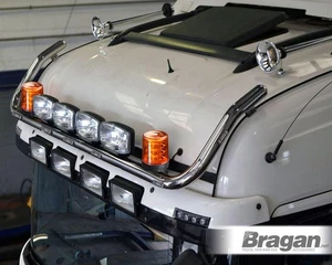 Roof Bar + LED + Spot x4 + Beacon To Fit Mercedes Actros MP5 2019+ Classic Space - Picture 1 of 12
