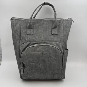 Enfamil Wonderbag verstellbare isolierte Wickeltasche Rucksack grau 13,5" Höhe x 9,5" Breite - Bild 1 von 8