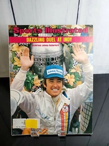 June 3, 1974 SPORTS ILLUSTRATED Johnny Rutherford Indy 500 Race Car Driver Duel - Picture 1 of 8