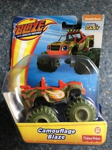Fisher-Price Nickelodeon Camouflage Blaze and The Monster Machines. Sealed - Picture 1 of 4