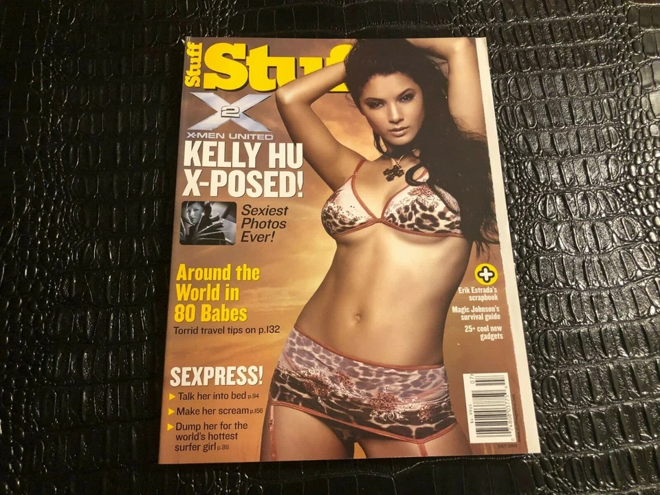 #44 STUFF magazine (UNREAD and NO LABEL ) KELLY HU - X-MEN - Image 1 of 1