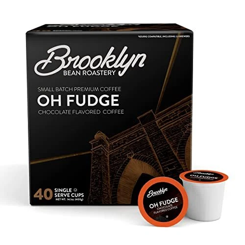 Brooklyn Bean Roastery Oh Fudge Single Serve Coffee Cups 40 Count