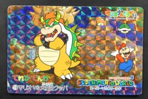 Nintendo 1993 Super Mario World 4 Tarjeta Rara #19 VS Koopa Japón Holo - Imagen 1 de 2