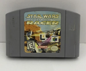Star Wars Episodio 1 Racer Nintendo 64 1999 N64 Juego Limpio Probado Envío Rápido - Imagen 1 de 3