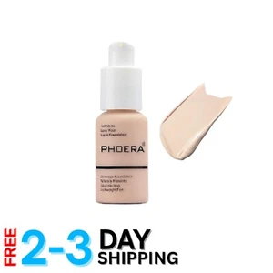 PHOERA Flawless Soft Matte Liquid Foundation - Waterproof Full Coverage Makeup - Picture 1 of 9