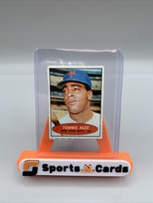 1971 Bazooka Gum Vintage Unnumbered Tommie Agee Hand Cut Baseball Card NY Mets