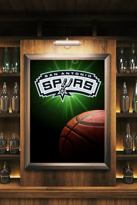 Póster/lienzo impreso arte de pared decoración del hogar baloncesto de los San Antonio Spurs NBA - Imagen 1 de 3