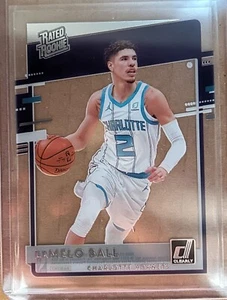 2020 Panini Clearly Donruss LAMELO BALL - Picture 1 of 2