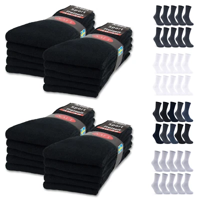 10 | 20 | 30 Pairs of Sports Socks Tennis Socks Work Socks Men Women Socks - Image 1 of 4