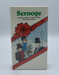 NEW SEALED Scrooge Seymour Hicks, Donald Calthrop, Maurice Evans, (VHS) 1986 - Picture 1 of 3