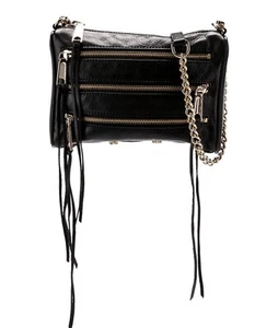 Rebecca Minkoff 4 Zip Cross-body Bag, Black, Excellent Condition - Picture 1 of 6