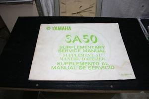 Yamaha SA50 supplementary service manul. - Picture 1 of 9