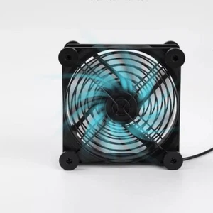 High Airflows 120mm Computer PC Fan with Rubber Feet for Gaming Laptop Coolers - Photo 1/14