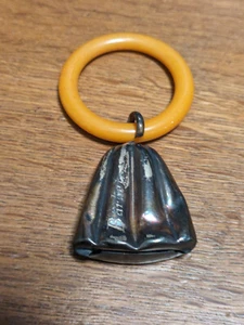 .835 Silber Baby Rassel antik Bärbel ANSCHAUEN !!! - Bild 1 von 3