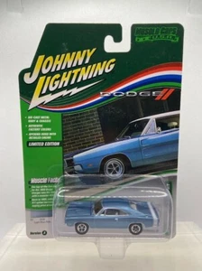 1:64 Johnny Lighting Muscle Cars U.S.A Release 2 1969 Dodge Charger R/T Round 2 - Picture 1 of 2