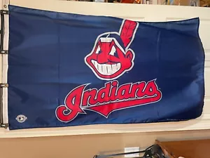 2006 Cleveland Indians Flag Banner 3x5 Baseball World Series MLB Rico - Picture 1 of 6