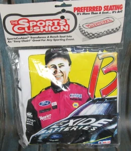 Cojín de asiento inflable NASCAR GEOFF BODINE 1993 de colección nuevo sellado Rebecca Reilly - Imagen 1 de 5
