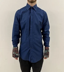 Camisa Kenzo Homme Para Hombre Rara Floral Puños Talla 39/15 1/2 - Imagen 1 de 13