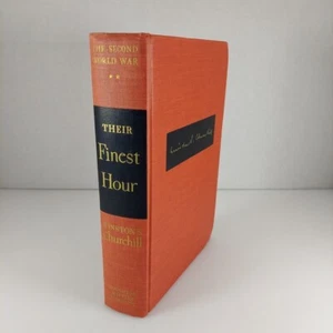 Their Finest Hour 1949 Houghton Mifflin Winston S. Churchill Second World War - Picture 1 of 12