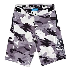 Troy Lee Designs Youth Flowline Short Shell Spray Camuflaje Blanco - Imagen 1 de 3