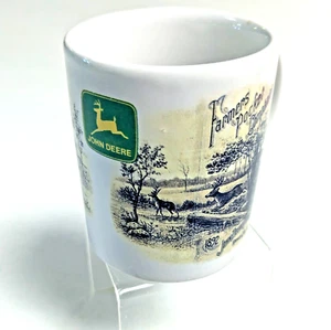 Taza John Deere Farmers Pocket Companion 8 oz Gibson cerámica 3,75" H café té - Imagen 1 de 5