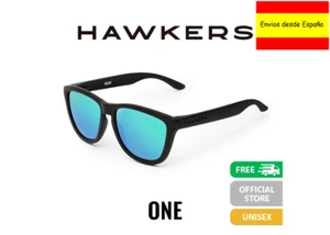 HAWKERS Gafas de sol Carbon Black Emerald ONE, Unisex. Protección UV400. Oficial - Imagen 1 de 6